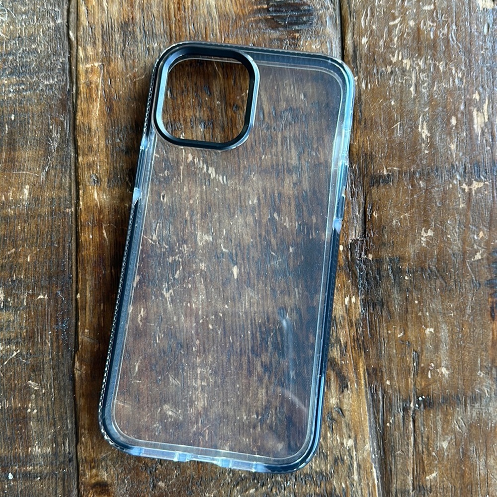 BLACK/CLEAR - IPHONE 12 PRO MAX CASE